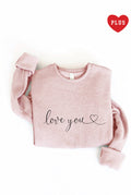 Love You Plus Graphic Sweatshirt