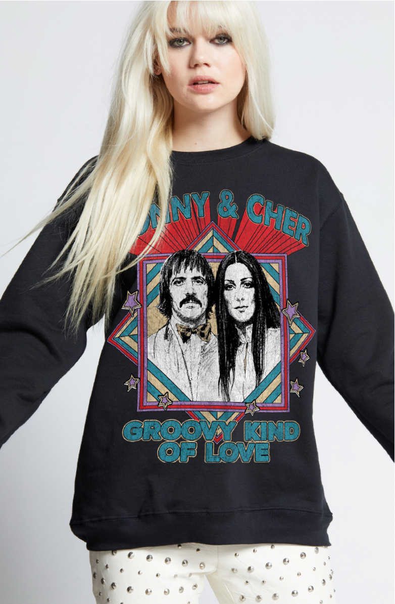302747 - 730 Sonny & Cher Fitted Sweatshirt