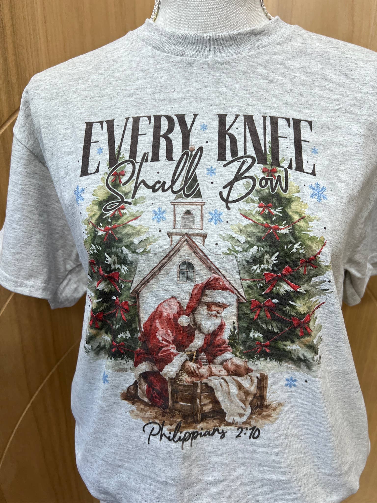 Every Knee Shall Bow On Ash Gray