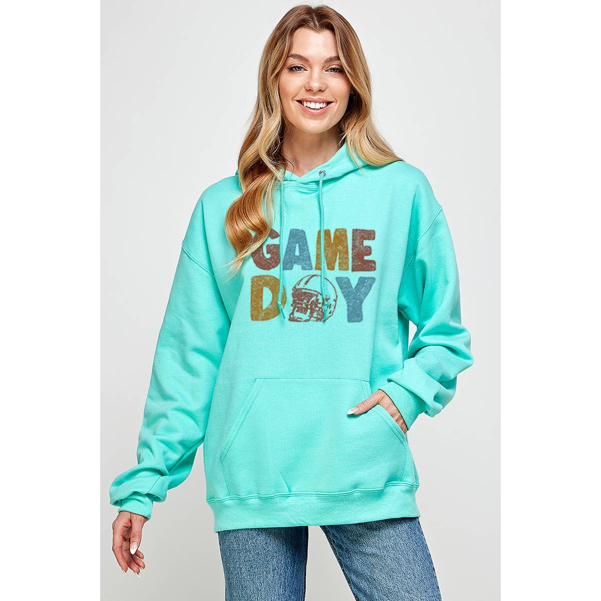 Game Day  Vintage Graphic  Hoodie