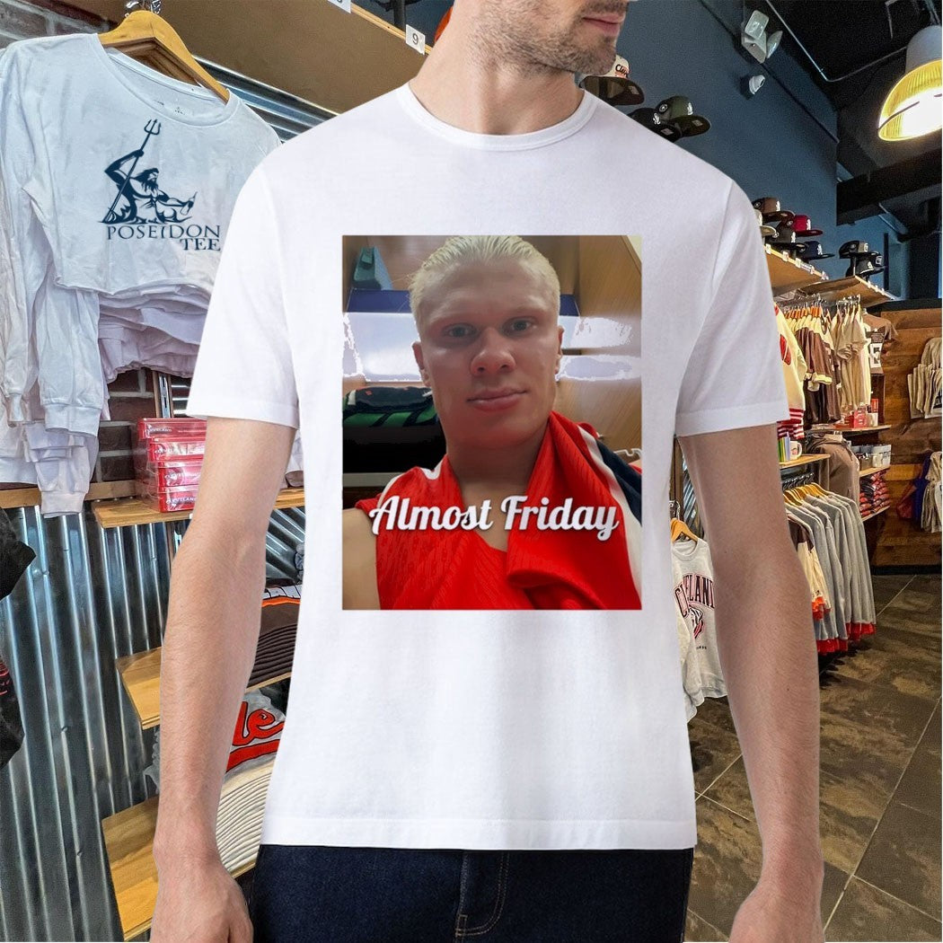 Almost Friday Haaland Selfie T-shirt