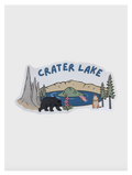 Crater Lake Field Guide Sticker