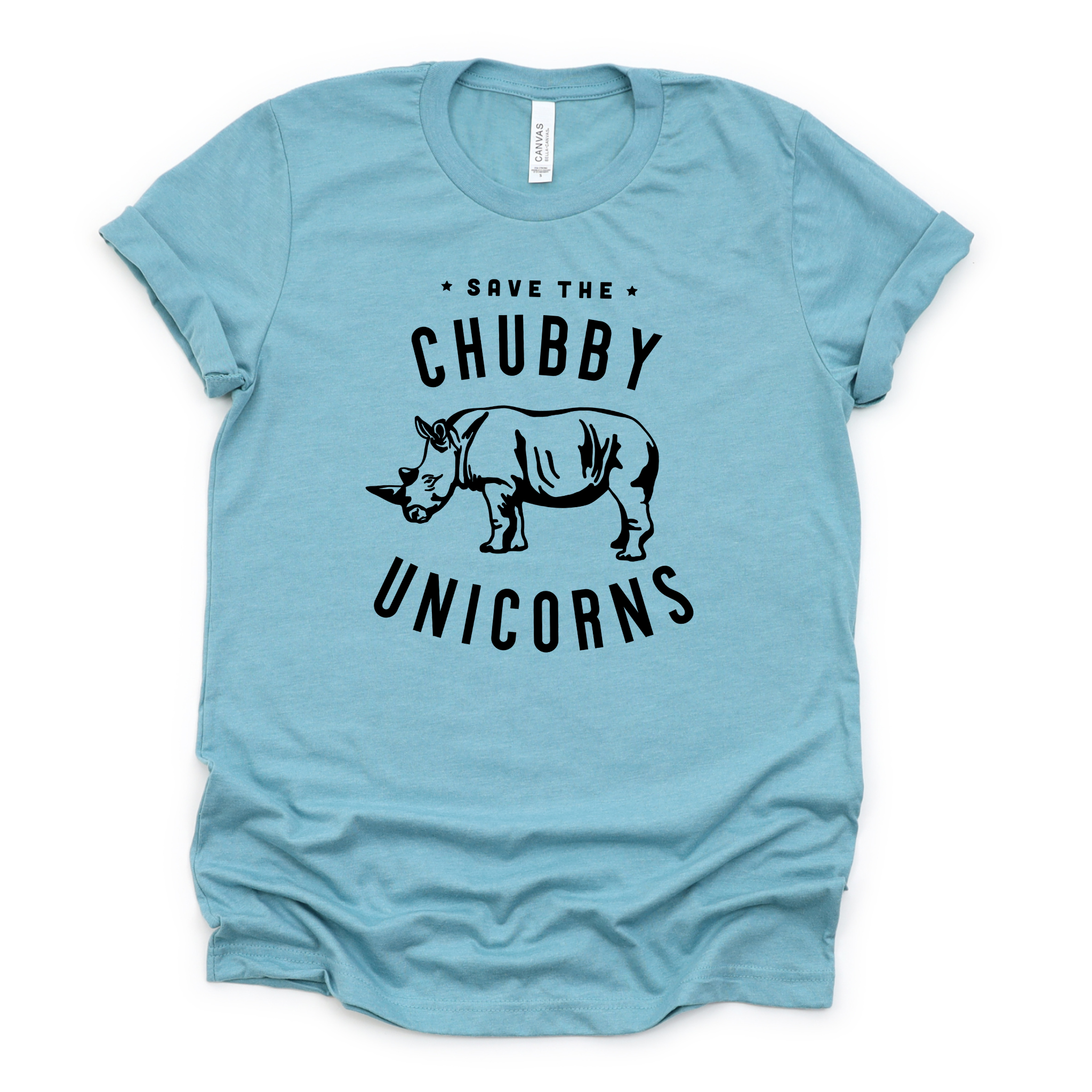 Save the Chubby Unicorns Graphic Tee040(Dtf)
