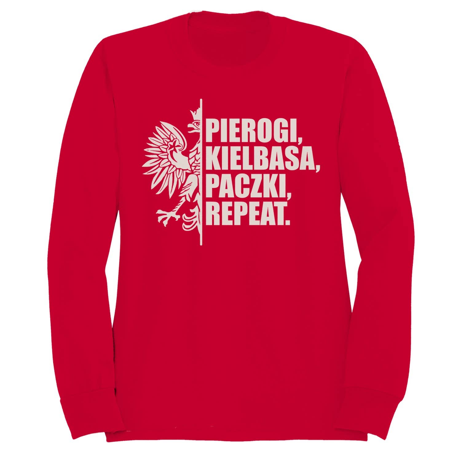 Pierogi Kielbasa Paczki Repeat Women's Sweatshirt