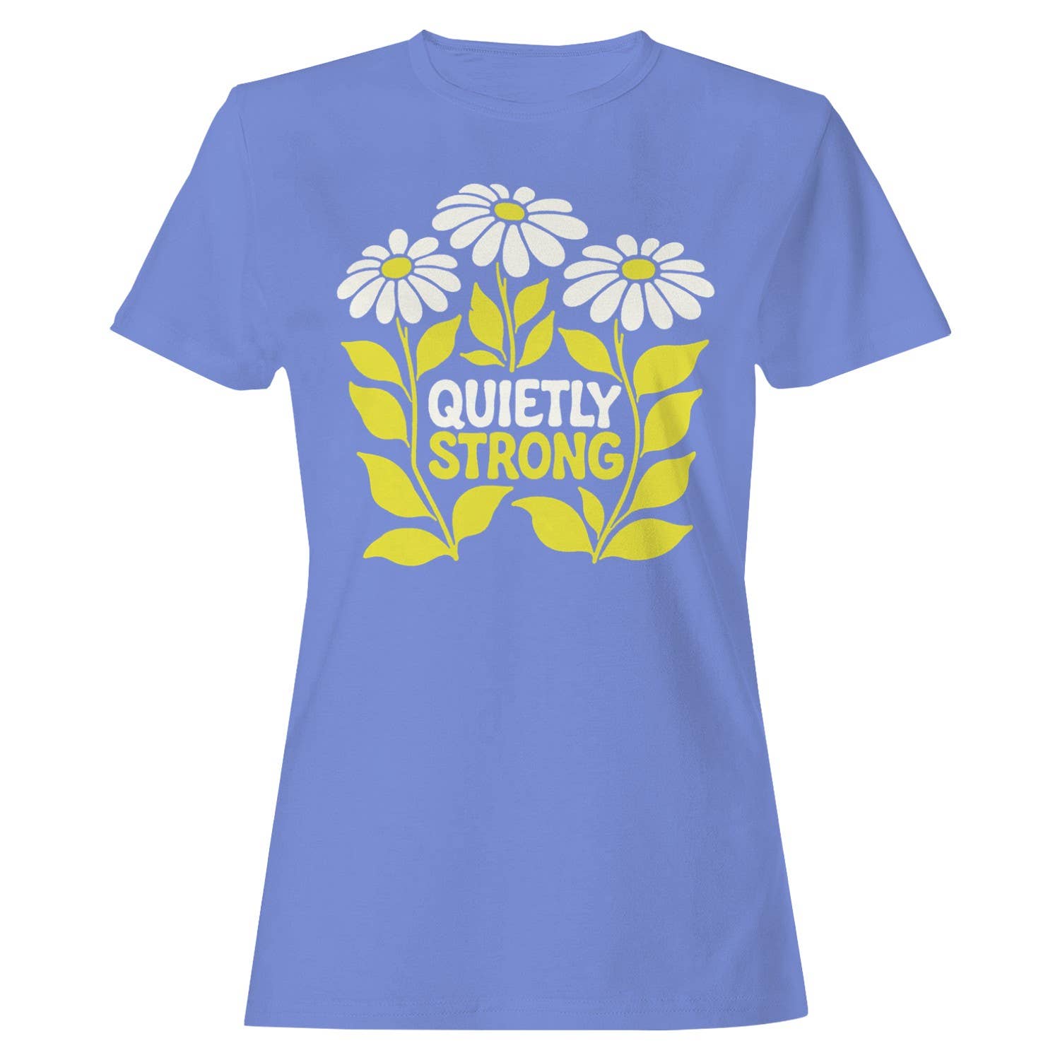 Quietly Strong Floral Art Women's T-Shirt