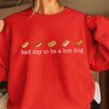 Bad Day To Be A Hotdog July 4th Sweatshirt | Gildan Brand