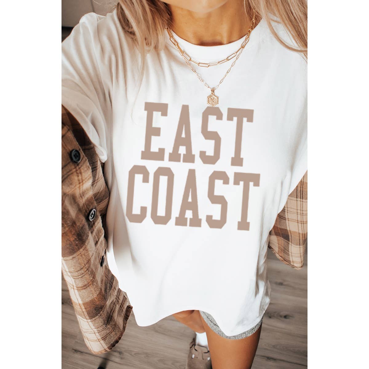 East Coast Vintage Graphic Oversized Tee