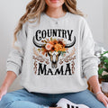 Country Mama, Skull, Western Country Mother's Day Sweatshirt