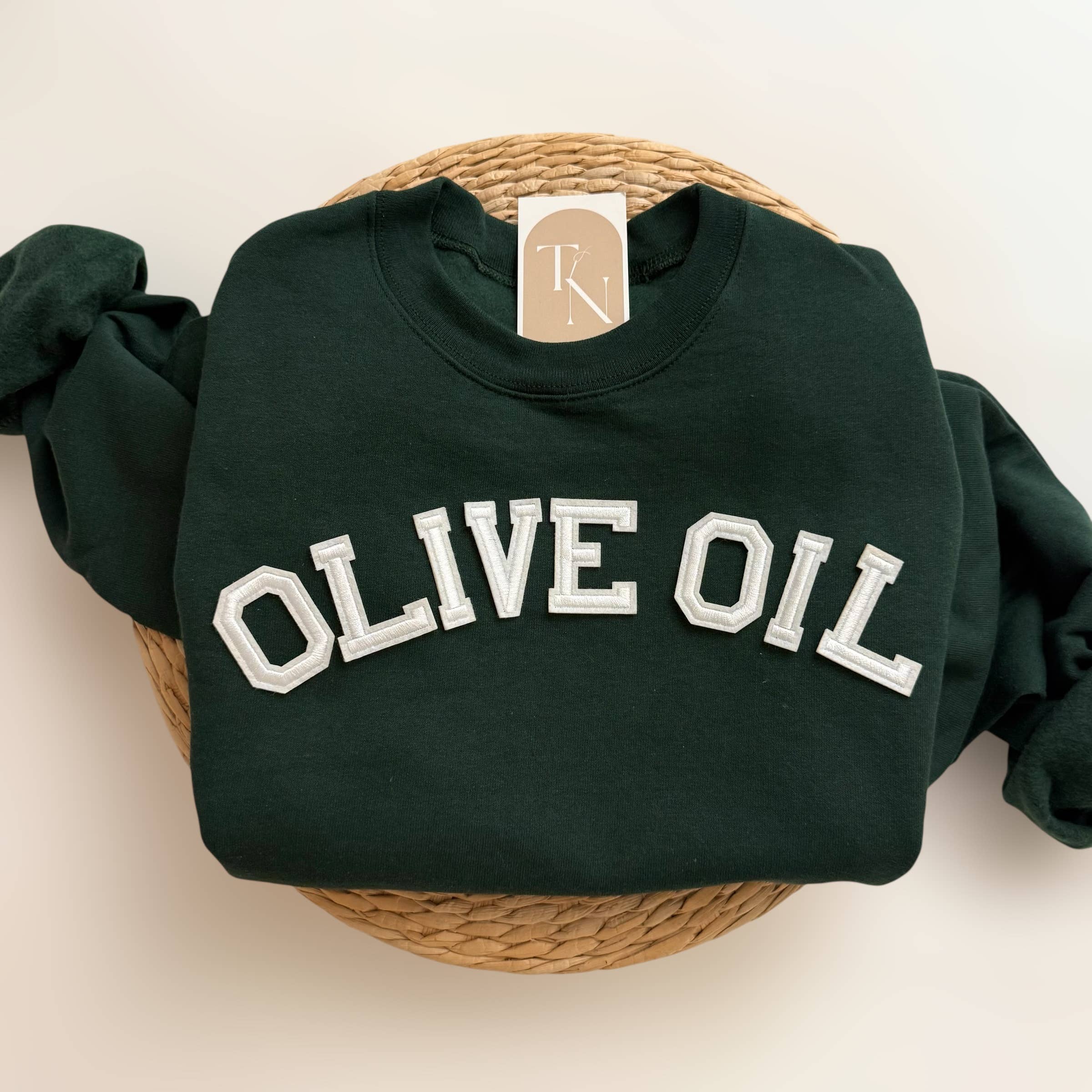 Olive Oil Sweatshirt, Olive Oil Lovers Gift