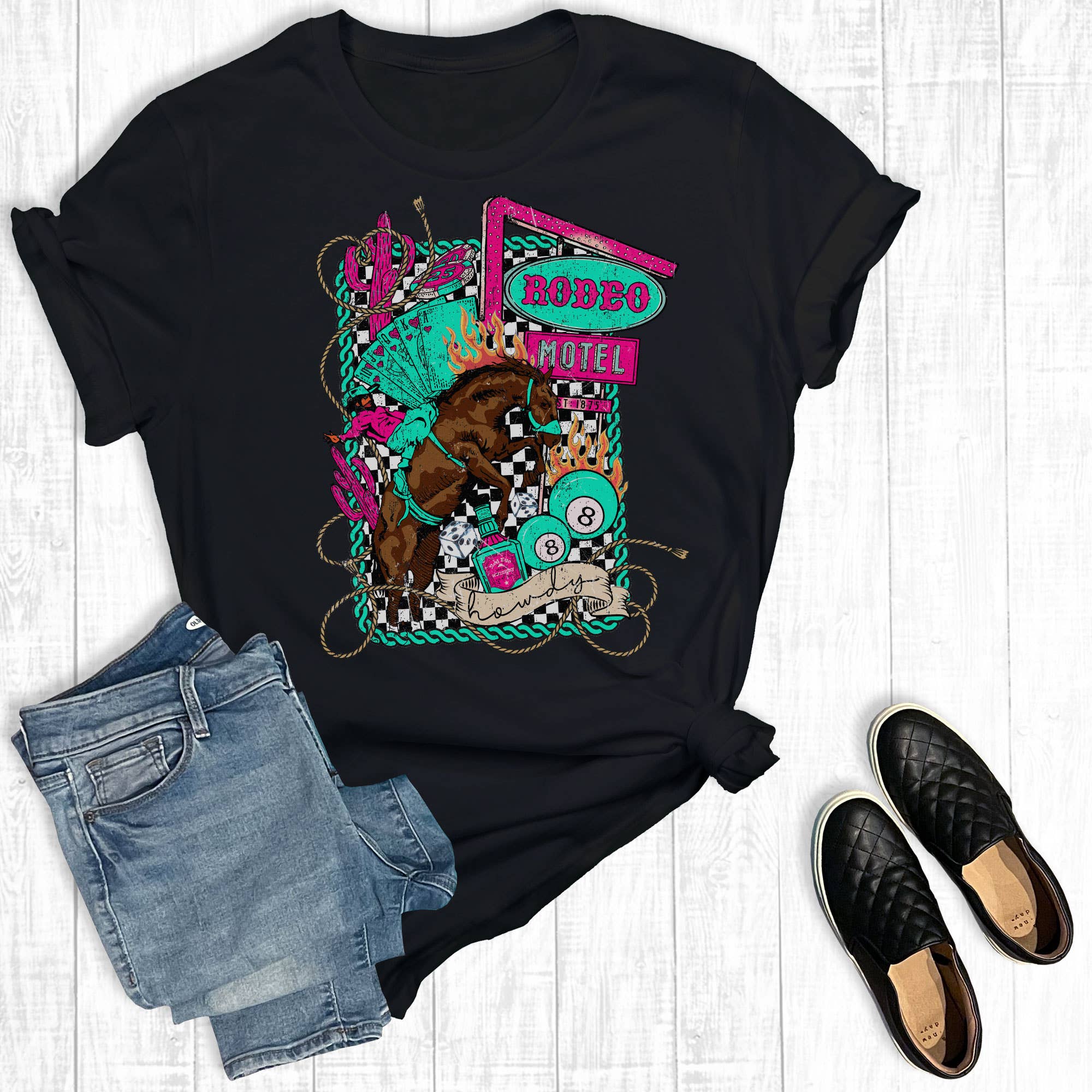 Western Rodeo Motel Graphic Tee