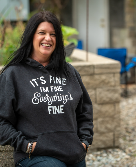It's Fine I'm Fine Sweatshirts and Hoodies
