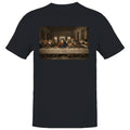 Last Supper Cat Parody Men's T-Shirt Black