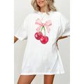Cherry Ribbon  Vintage Graphic Oversized Tee