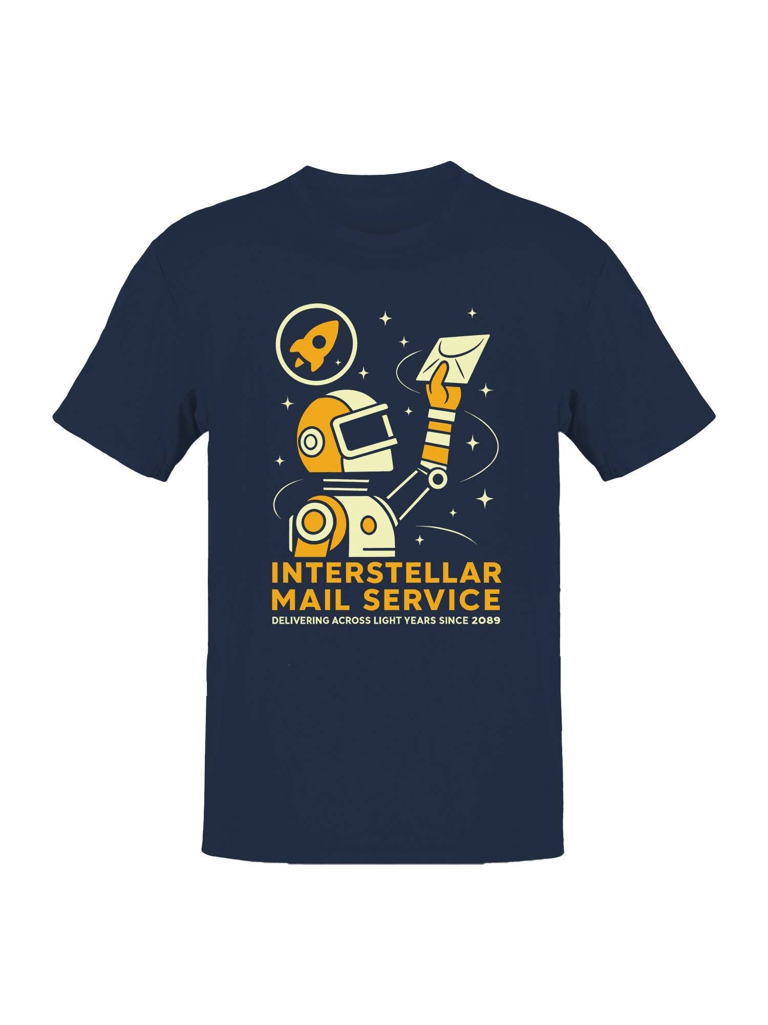 Interstellar Mail Service Graphic Men's T-Shirt