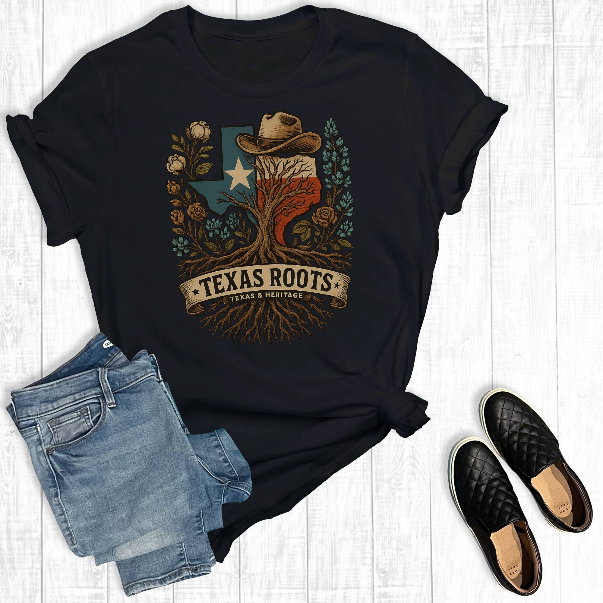 Western Texas Roots Graphic Tee