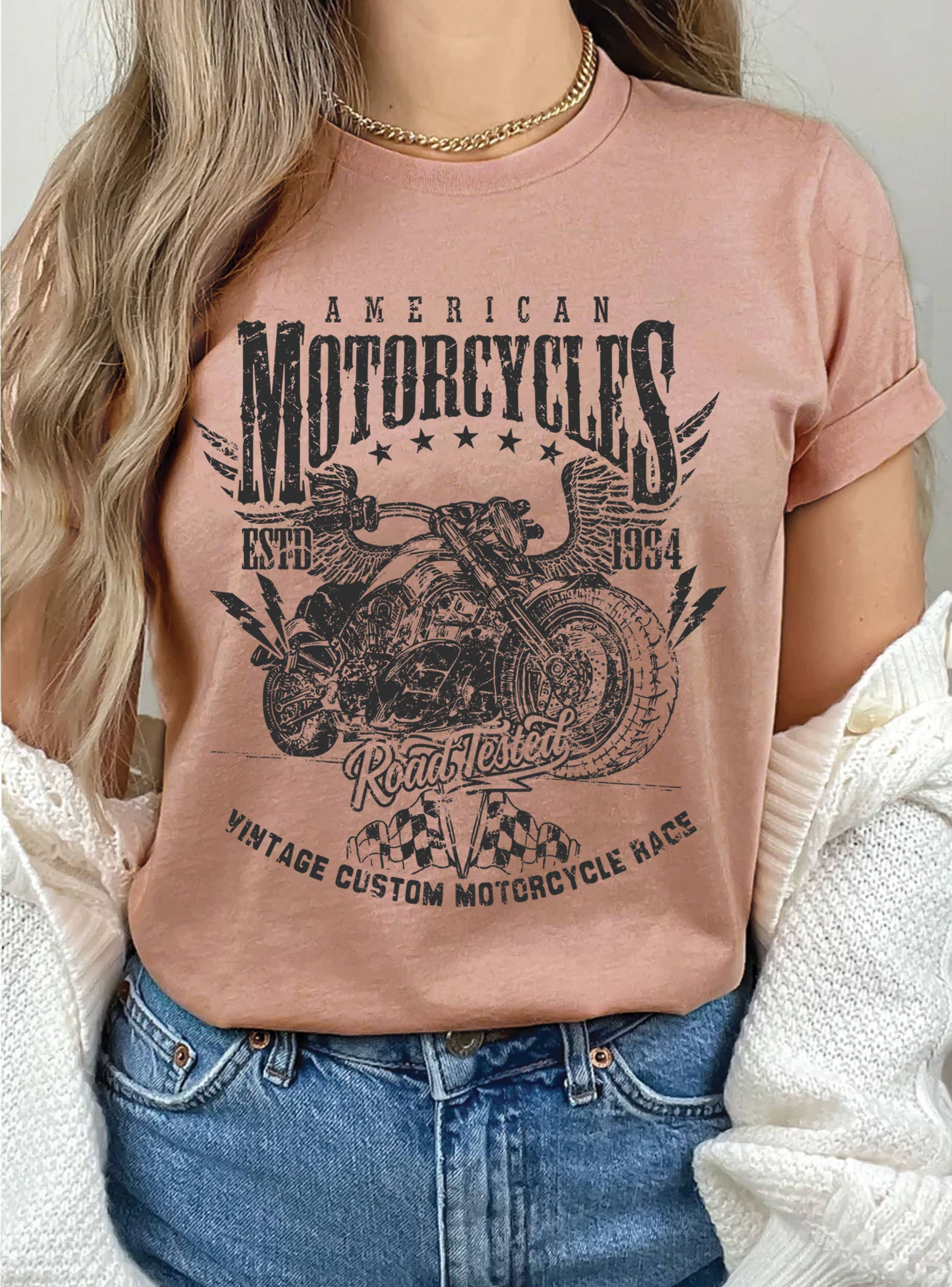 American Motorcycle Graphic Tshirts