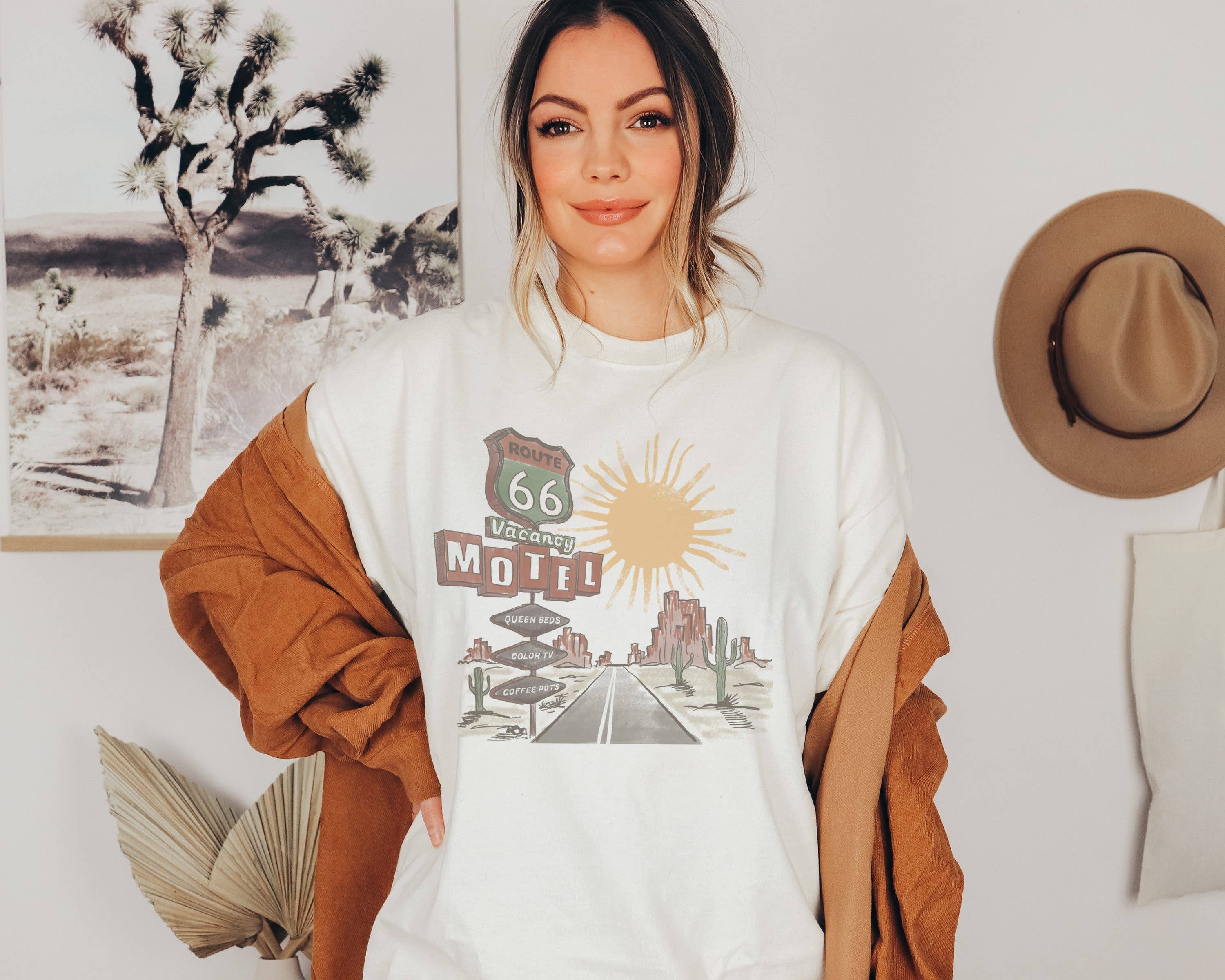 Western Route 66 Graphic Tee | Western Shirt