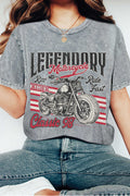 Legendary Motorcycle Rider Mineral Graphic Tshirts