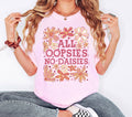 All Oopsies No Daisies, Vintage, Floral Boho Tshirt