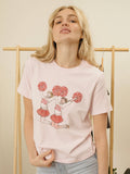 Ou Oklahoma Sooners Cheer Pink Ellie Perfect Tee