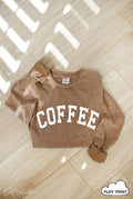 Coffee Puff Mineral Washed Long Sleeve Graphic