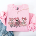 Spooky Season, Pink Skeletons, Halloween Sweatshirt