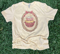 Vintage Pink Nesting Bowls On Cream Tee