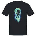Neon Astronaut Moon Floating Men's T-Shirt