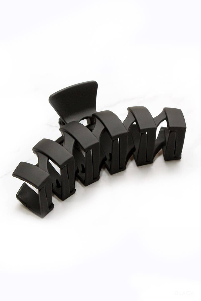 ..._ SI-25116 Zig Zag Hair Claw Clips