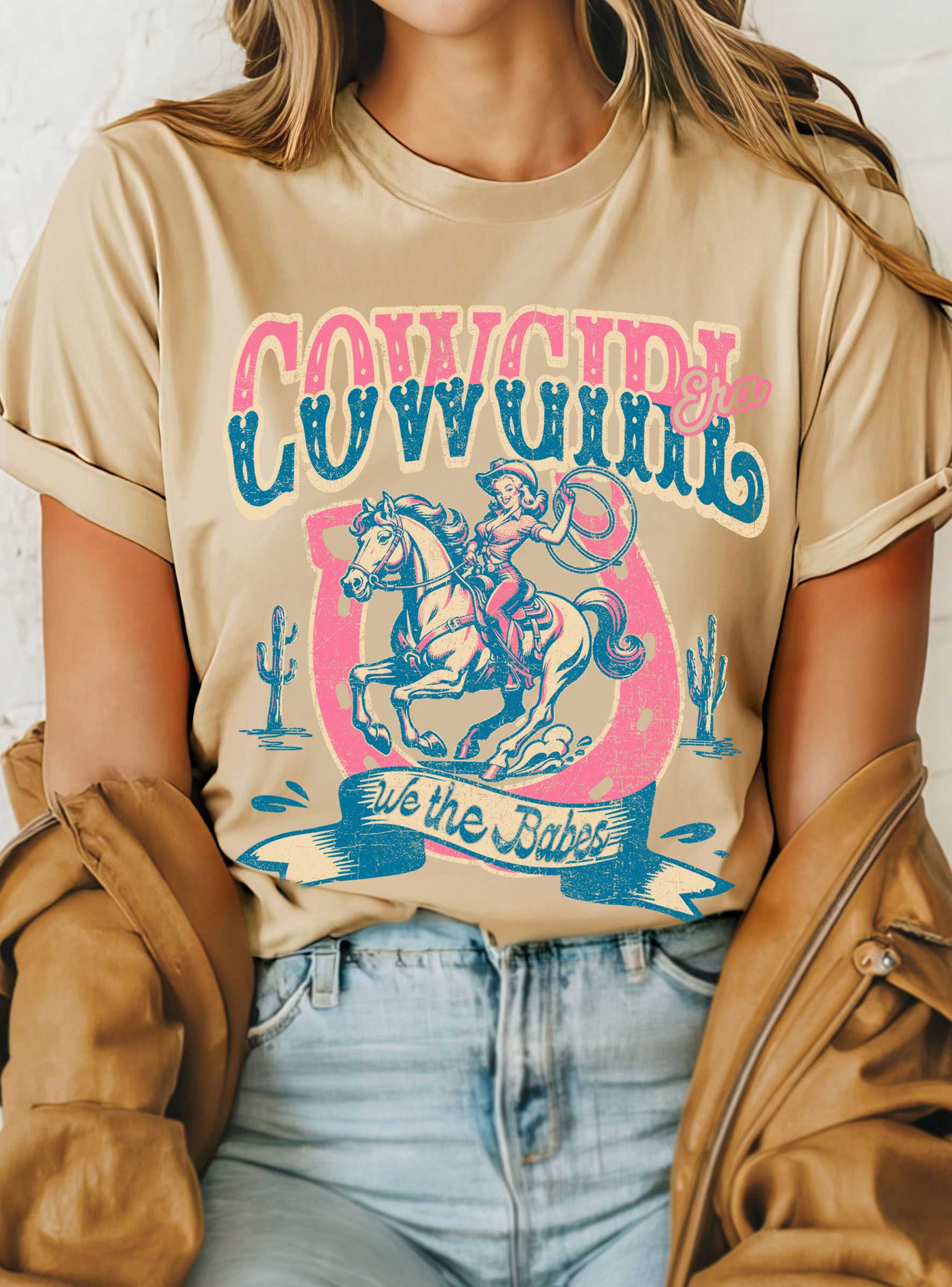 Cowgirl Era We the Babes Graphic Tshirts