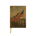 Flags in Field Fence Journal
