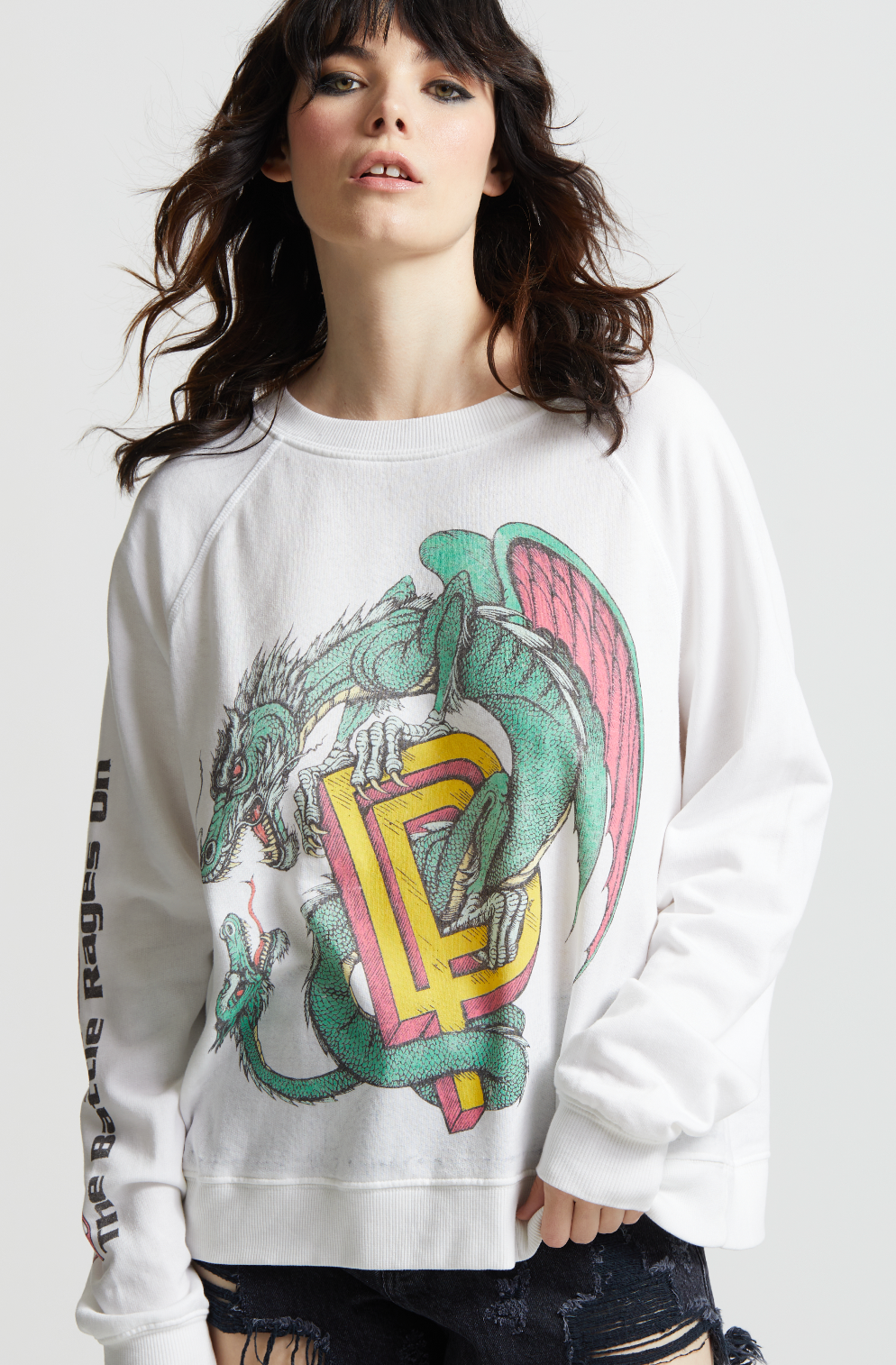 302129 - 730 Deep Purple Ls Burnout Sweatshirt