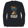 Optimism Coffee Art Women's Sweatshirt
