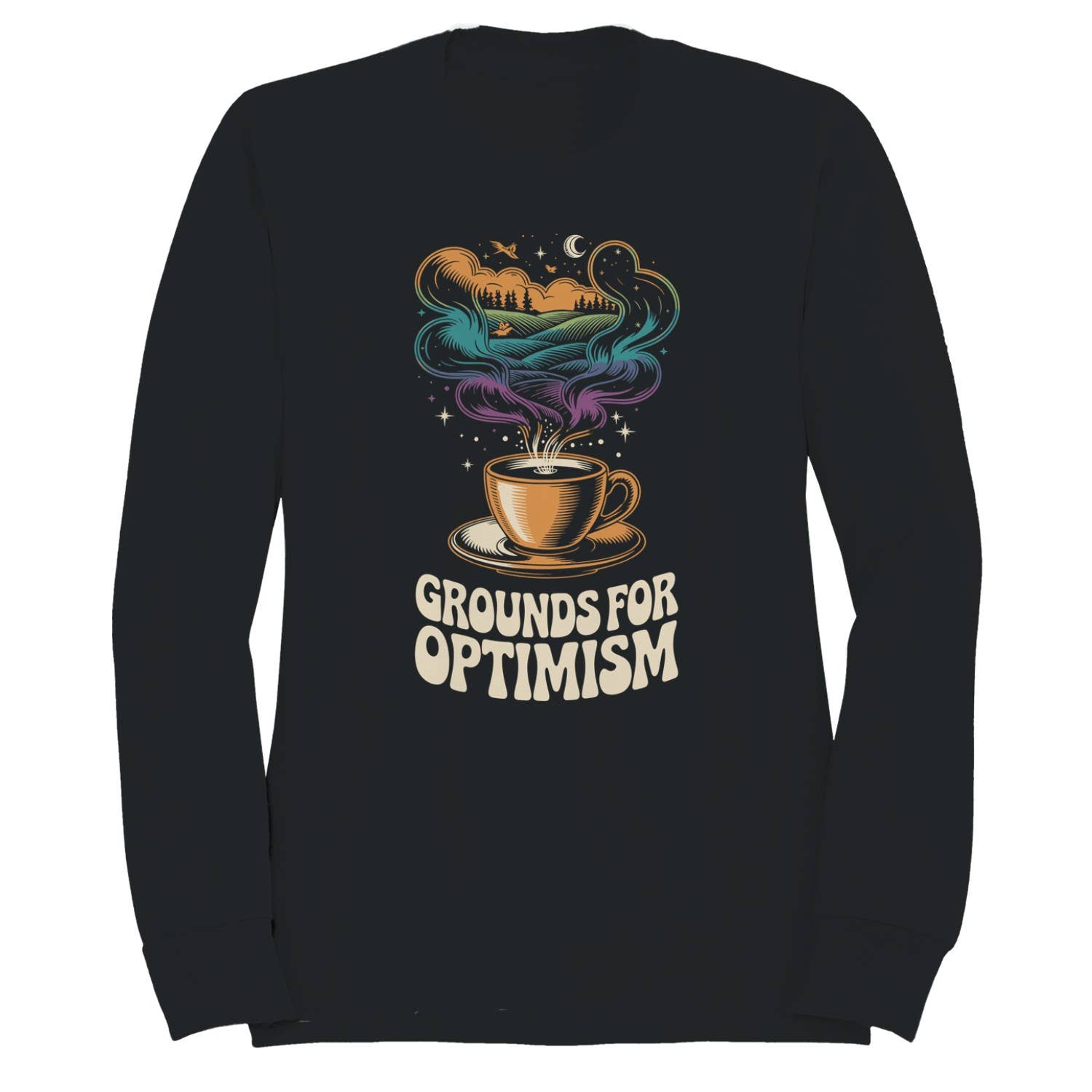 Optimism Coffee Art Women's Sweatshirt