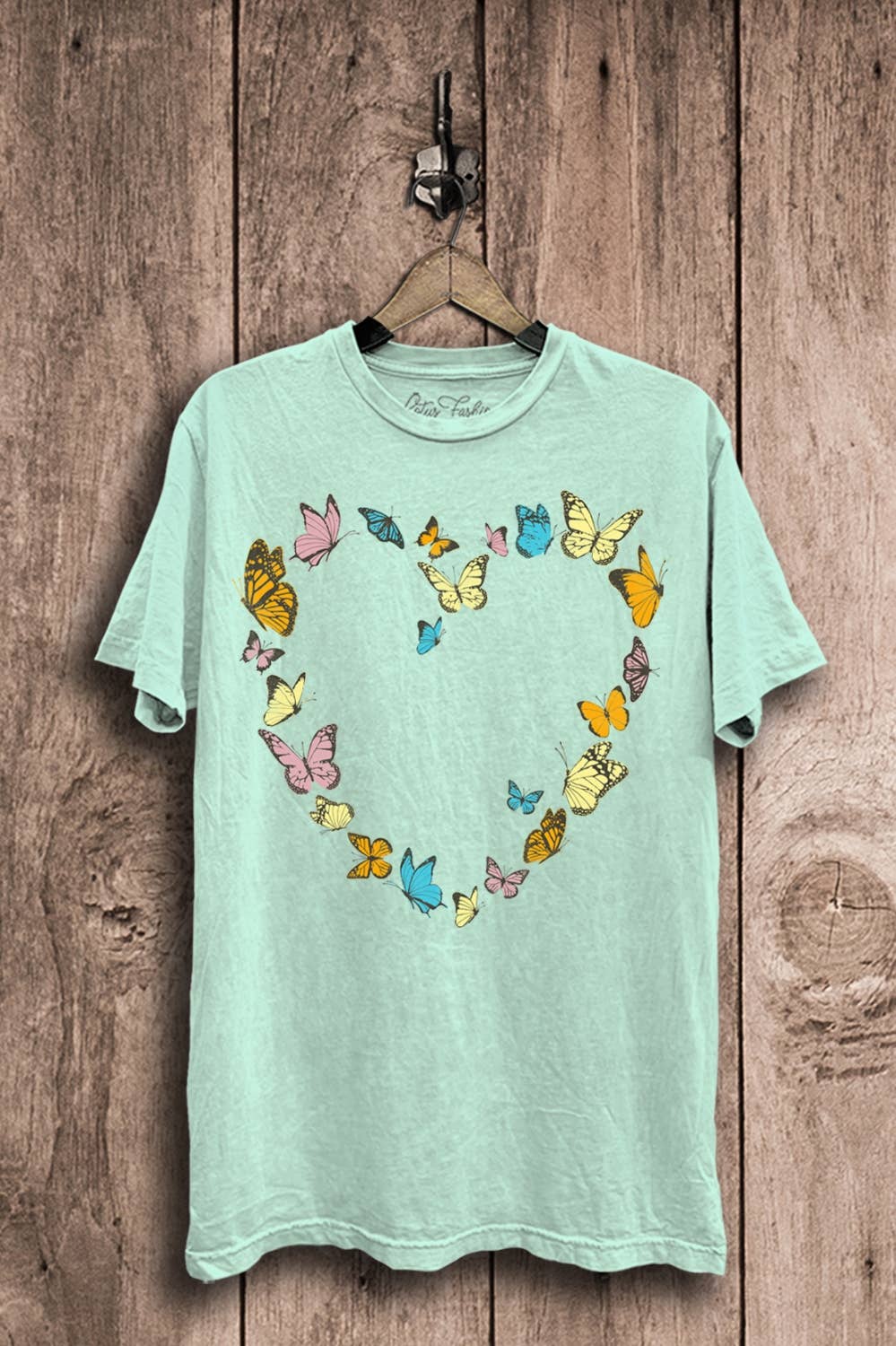 Butterflies Heart Graphic Top