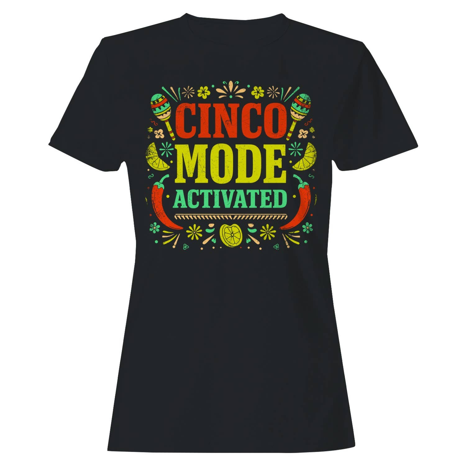 Cinco Fiesta Mode Activated Women's T-Shirt
