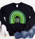 Shamrock Rainbow - St. Patrick's Day Irish Clover Sweatshirt