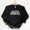 Dad Motorcycle Snoring - Funny Husband Father Sweatshirt