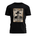 Outlaw For President - Trump 2024 Wanted Poster Tee - 2495
