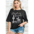 Back in the Saddle Oversize Mineral Wash T Shirt