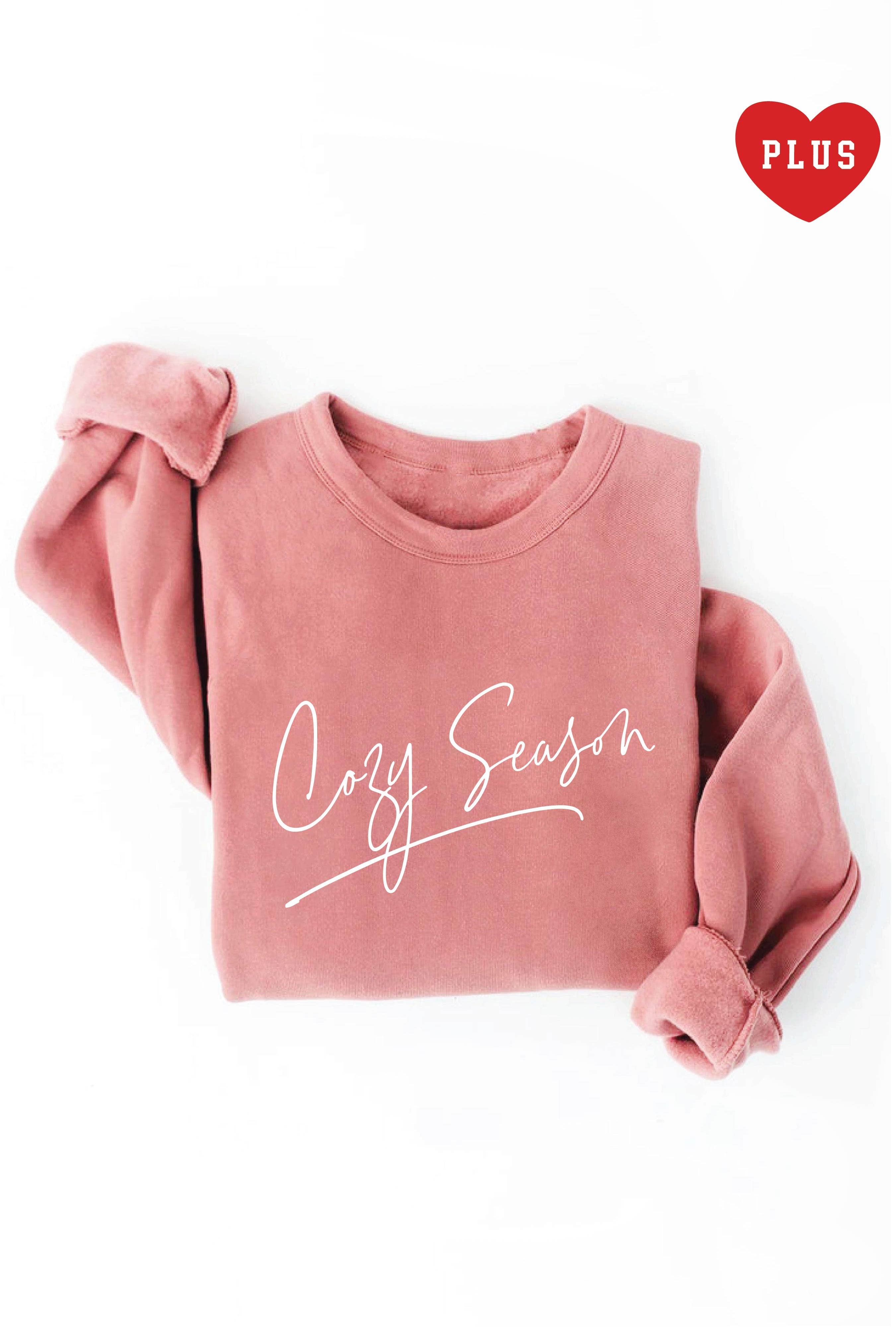 Cozy Season Plus Graphic Sweatshirt