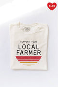 Support Your Local Farmer Plus Mineral Graphic Top