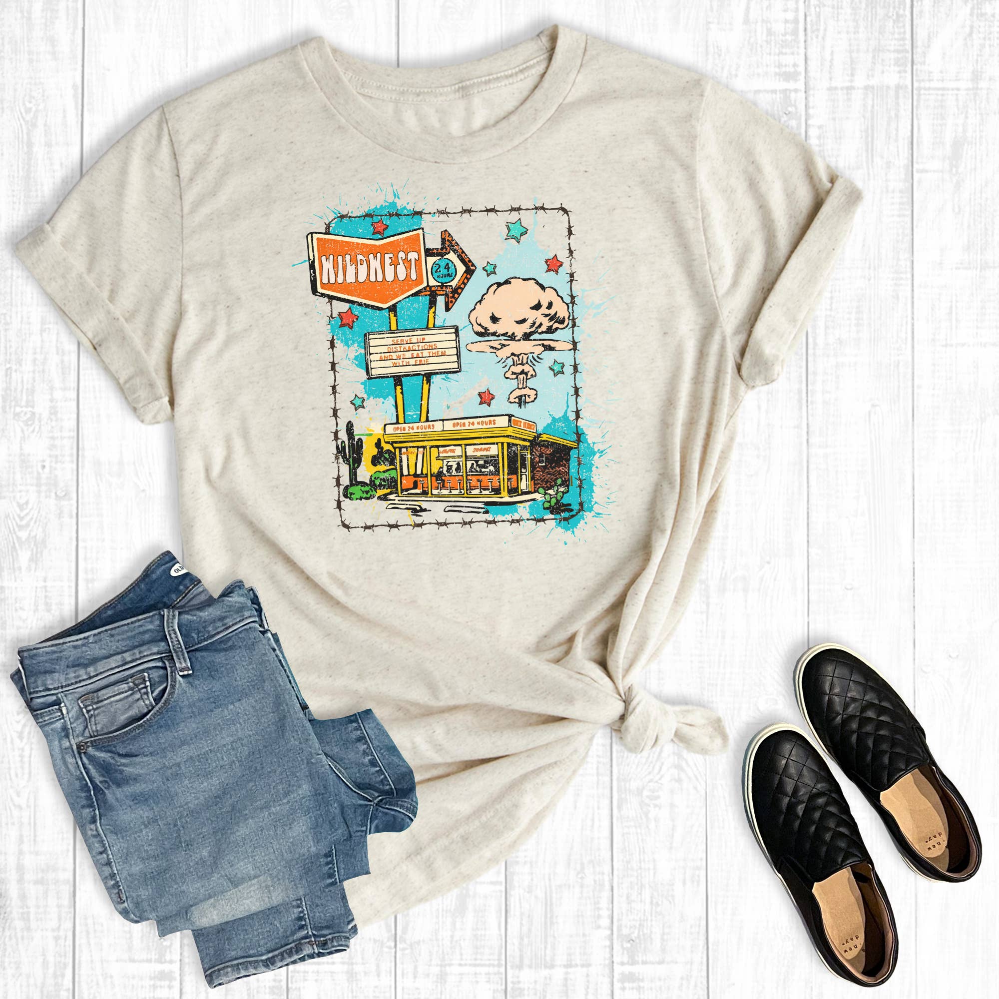 Retro Wild West Graphic Tee