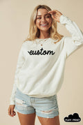 Custom Puff Graphic Sweatshirt
