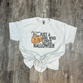 Just A Girl Who Loves Halloween On Ash Gray Tee