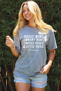 Teacher Life Mineral Graphic Top