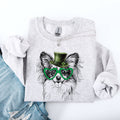 Papillon, Dog, St Patrick's Day, Lucky, Irish Sweatshirt