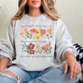 Floral Christian Graphic Sweatshirt | Christian Apparel