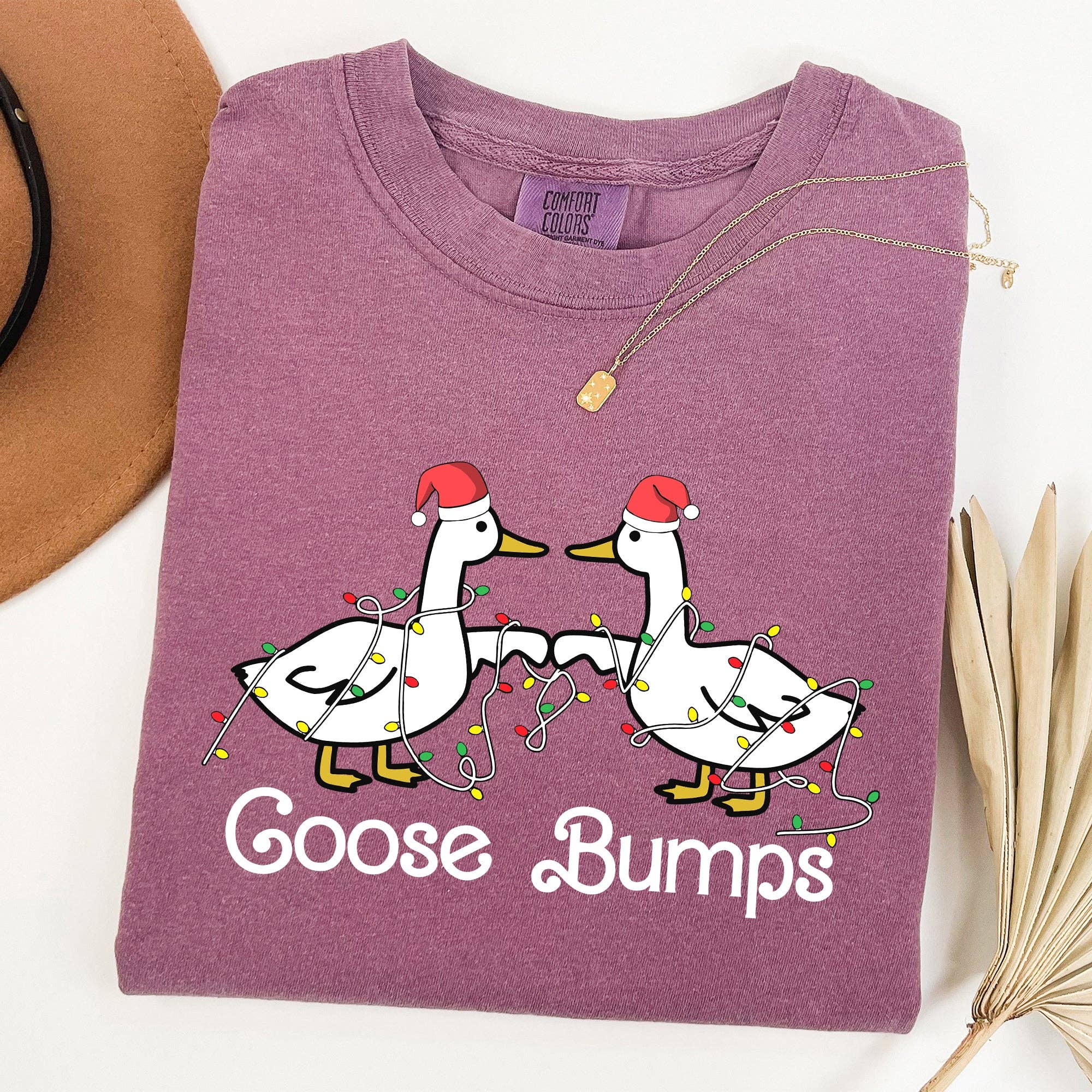 Goose Fist Bumps, Christmas, Santa, Cute, Funny, Xmas Tshirt