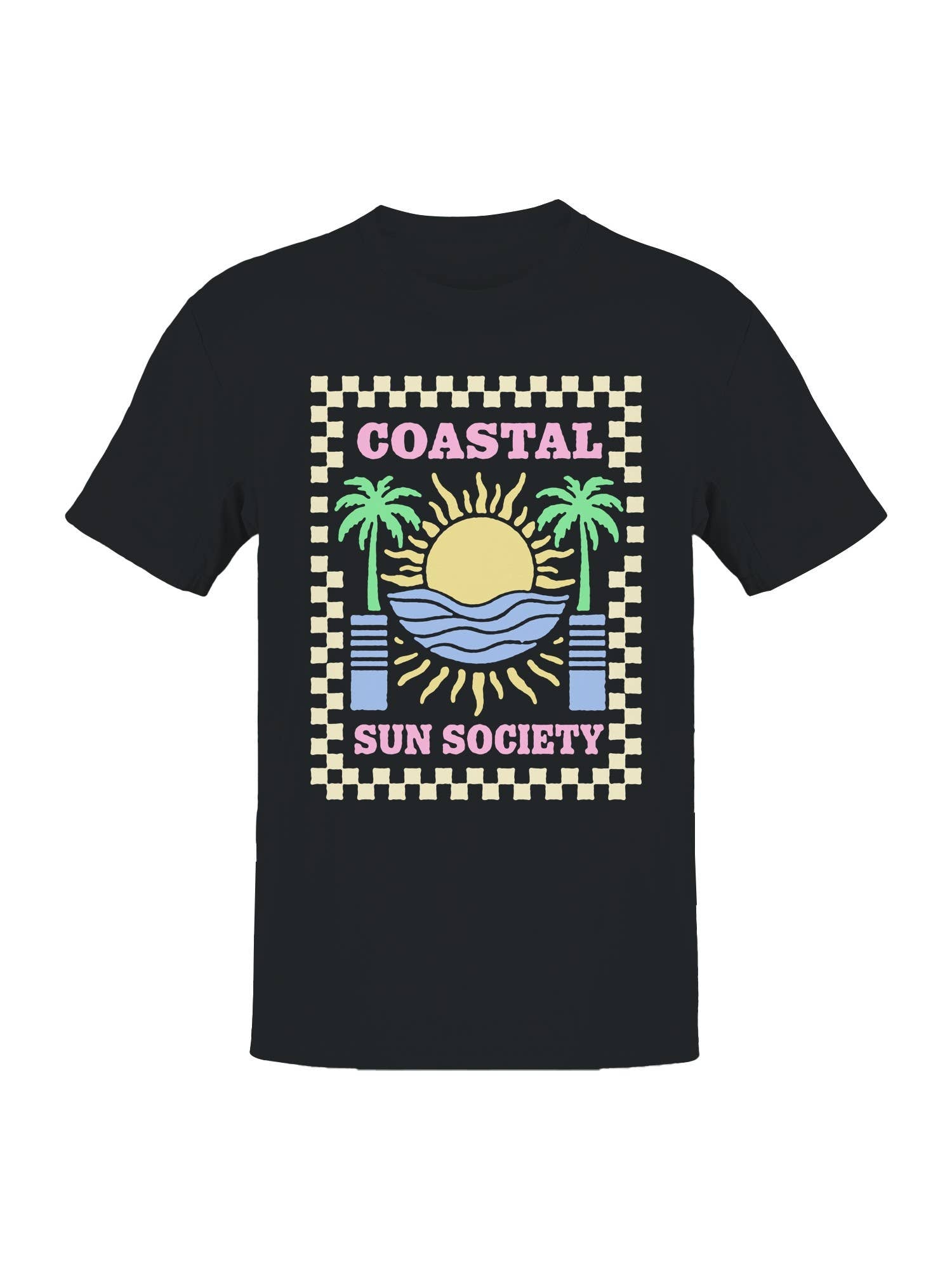 Coastal Sun Society Design Men's T-Shirt